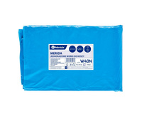 Worki na śmieci 120l 70x110cm niebieskie LDPE paczka 50 szt. Merida W40N