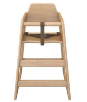 Babyminder restauracyjne krzesełko fotelik do karmienia naturalne drewno