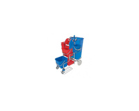 Wózek serwisowy 2x20l + 2x6l + worek 120l chromowany Merida SW019