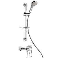 Komplet natryskowy z baterią mechaniczną EP Komplet natryskowy z baterią z regulatorem ciśnienia Delabie 2539EPKIT