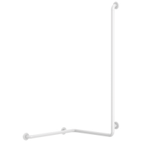 Poręcz natryskowa poziomo-pionowa antybakteryjny biały Nylon Antybakteryjny Nylon NylonClean HR błyszczący biały Delabie 5100N
