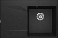 Zlewozmywak granitowy 1-komorowy z ociekaczem - lewy Deante