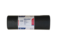 Worki na śmieci 120l 70x110cm czarne HDPE rolka 50 szt. Merida ECONOMY W41