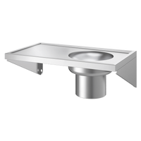 Wiszący zlewozmywak do separacji gipsu Inox 304 satynowy Delabie 180130