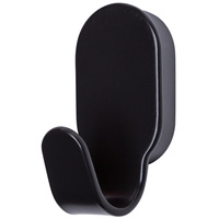 Wieszak łazienkowy pojedynczy HIT czarny Faneco IG22BL