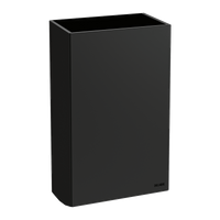 Ścienny prostokątny pojemnik na odpady ze stali nierdzewnej 20l Pojemnik bez pokrywy na zużyte ręczniki papierowe i papier Delabie 510465BK