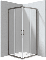 Kabina prysznicowa z brodzikiem kwadratowa 80x80 cm