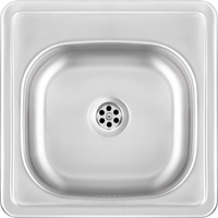 Zlewozmywak stalowy 1-komorowy