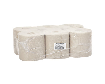 Merida RES104 Ręczniki papierowe w roli ECONOMY MAXI, szare, jednowarstwowe, długość 135 m, opakowanie 6 rolek