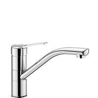 Bateria mechaniczna do zlewu Jednootworowa bateria mechaniczna z ruchomą wylewką H.155 L.230 Delabie 2510T