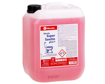 Merida NML604 SUPER SANITIN PLUS środek do gruntownego czyszczenia urządzeń sanitarnych, kanister 10 l