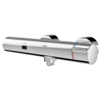 KWC F5E-Therm Elektroniczna termostatyczna bateria ścienna z zasilaniem bateryjnym i modułem C F5ET2108