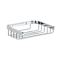 Mydelniczka prostokątna ścienna Inox błyszczący Delabie 569