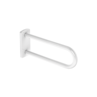 Stała poręcz łukowa antybakteryjny biały Nylon NylonClean L.650 mm Antybakteryjny Nylon NylonClean HR błyszczący biały Delabie 5161N