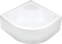 Brodzik akrylowy półokrągły 90x90 cm - głęboki