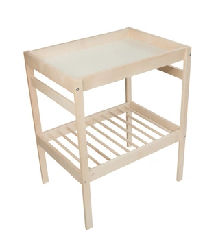 Przewijak stojący Higieniusz stanowisko do przewijania niemowląt przenośny stojący drewno buk