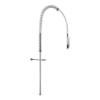 Biały zestaw do mycia wstępnego bez armatury Bez zaworu czerpalnego Delabie 433020