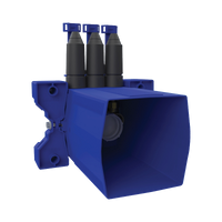 Skrzynka podtynkowa do termostatycznej baterii natryskowej Bateria sekwencyjna zestaw 1/2 Delabie H96BOX