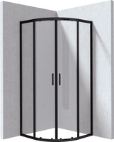 Kabina prysznicowa półokrągła 80x80 cm