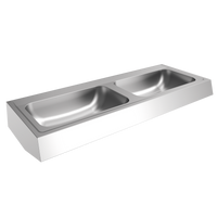 KWC ANIMA Umywalka szeregowa 140cm 2 komorowa  CM1400N