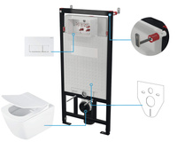 Zestaw WC podtynkowy 6 w 1 Deante