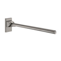 Poręcz uchylna Be-Line® - 650 mm Aluminium - Epoksyd: antracytowy metalik Delabie 511960C