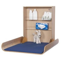 Drewniany przewijak ścienny kawaform 10 Naturalne drewno CB150