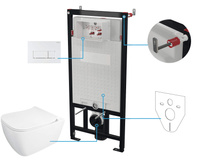 Zestaw WC podtynkowy 6 w 1 Deante