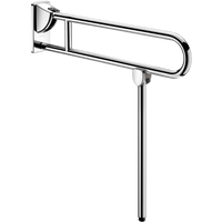 Uchylna poręcz łukowa z podporą Inox błyszczący L. 850 mm Inox błyszczący UltraPolish Delabie 510170P