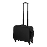 Walizka fryzjerska na kółkach czarna