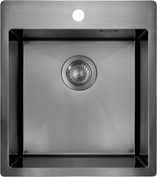 Zlewozmywak stalowy 1-komorowy