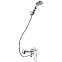 Komplet natryskowy samoopróżniający z baterią mechaniczną Bateria mechaniczna Delabie 2539HYG