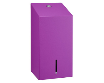 Merida BSV401 Pojemnik na papier toaletowy w listkach STELLA COLOURED FAMILY -  VIOLET LINE